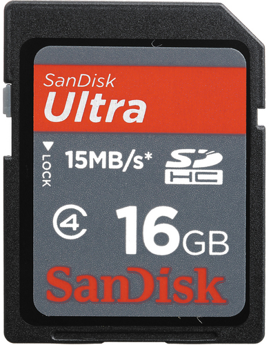 Sandisk Ultra 16GB SDHC memory Card